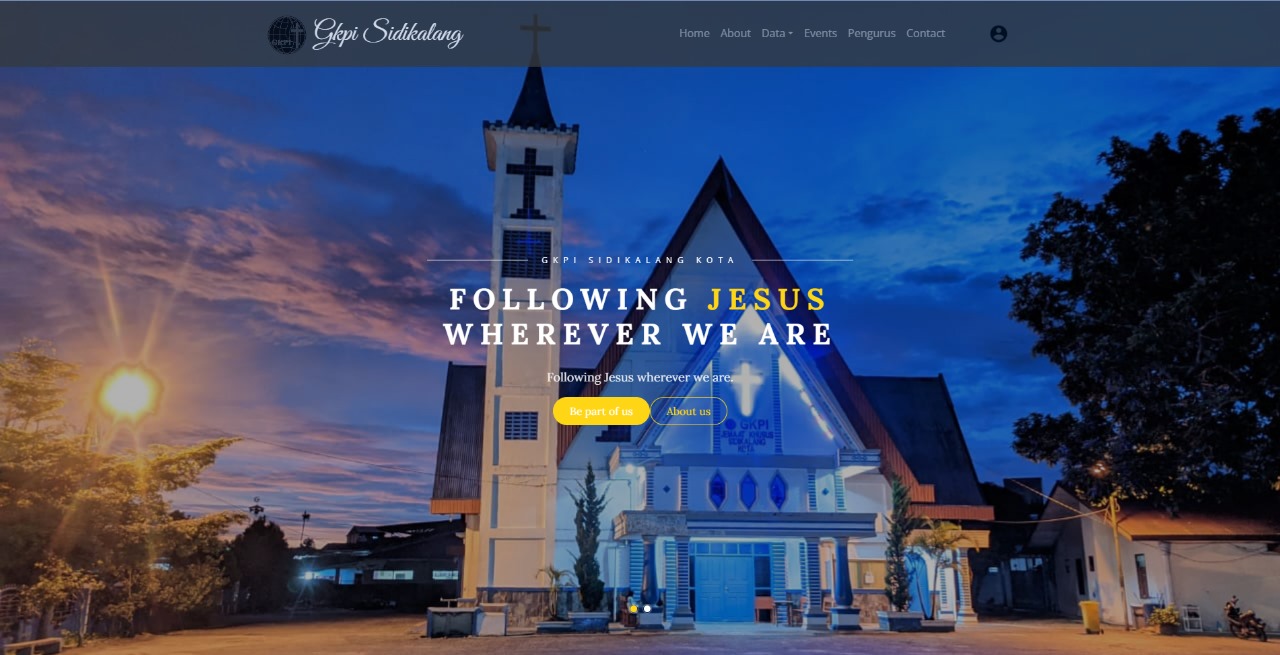 GKPI Sidikalang City Church – Website Design & Development